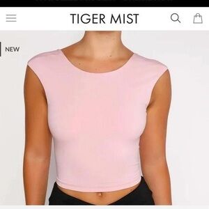 Tiger Mist Open back top